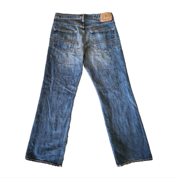 Y2K Abercrombie and Fitch Button Fly Low Rise Kilburn Bootcut Jeans Size 30x30 - Picture 11 of 11